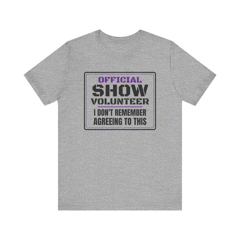 Official Show Volunteer t-shirt